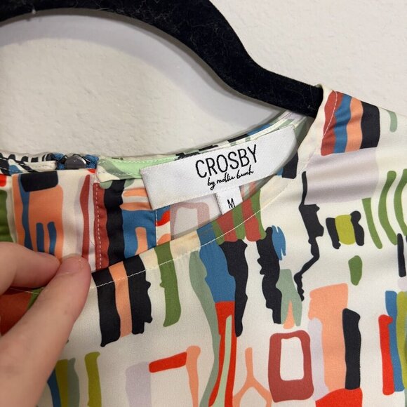 Crosby by Mollie Burch Logan Top, Bazaar Size Medium Color White - Picture 4 of 6